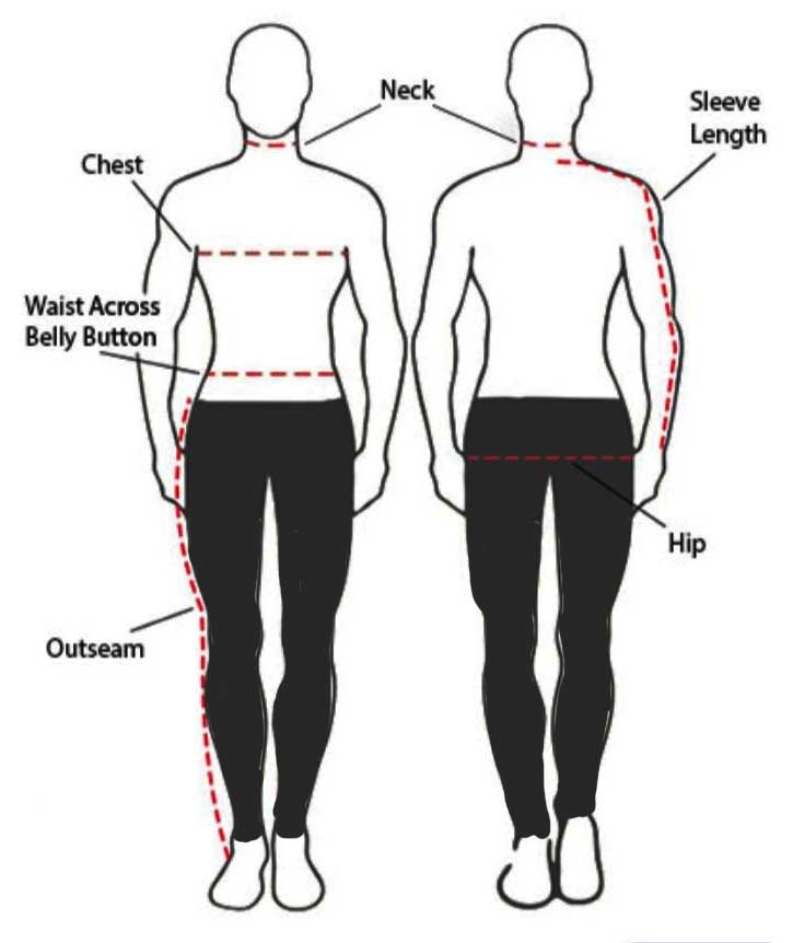 Hip Measurement for Tuxedo and Suit Rentals 